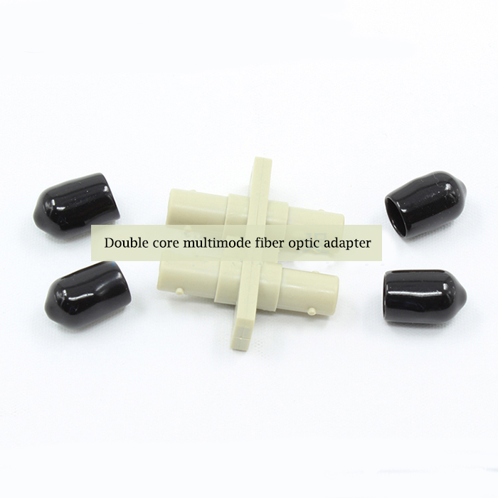 Double Core Multimode Plastic Fiber Optic Adapter Fiber Coupler ST Flange Plate - Click Image to Close